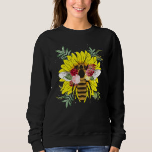 Bin Insekt Botanical Garden Flower Blommigt Sunflo T Shirt
