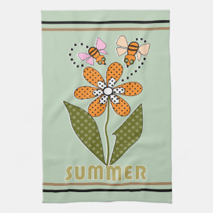 bin kärlek sommar och det gör jag också kökshandduk