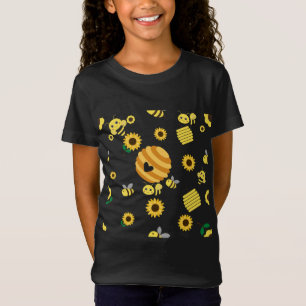 Bin med bikupor och solros t shirt