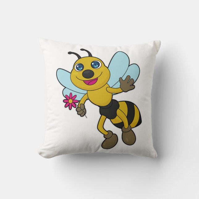 Bin med blomma kudde (Framsida)