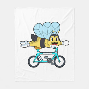 Bin med cykel fleecefilt