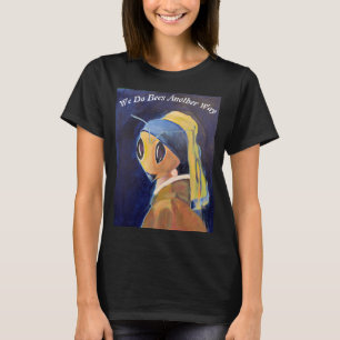 Bin med en öronmärkning t shirt