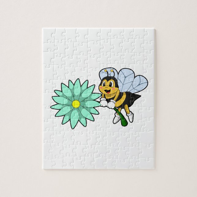 Bin med Flower.PNG Pussel (Vertikal)