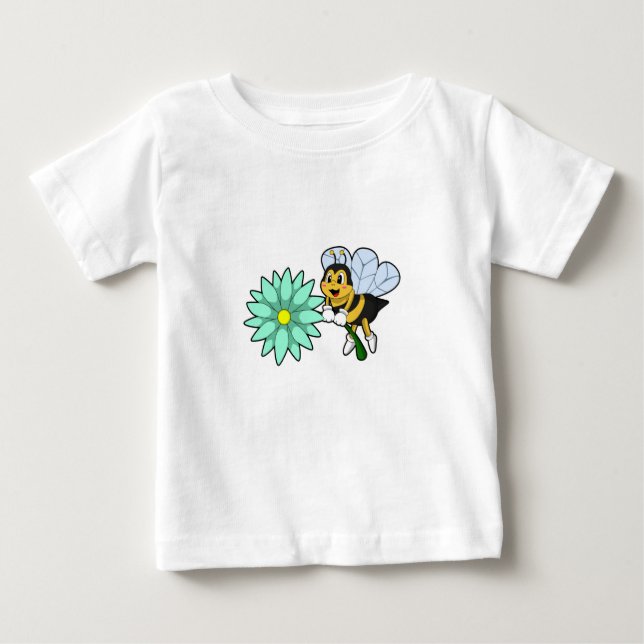 Bin med Flower.PNG T Shirt (Framsida)