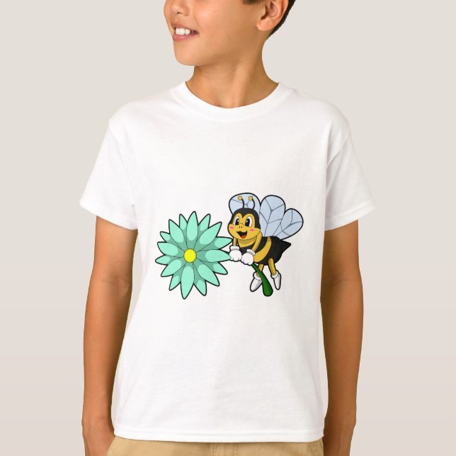 Bin med Flower.PNG T Shirt (Framsida)