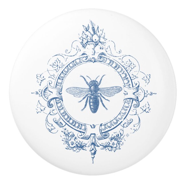 Bin med modern vintage fransk knopp (Framsidan)