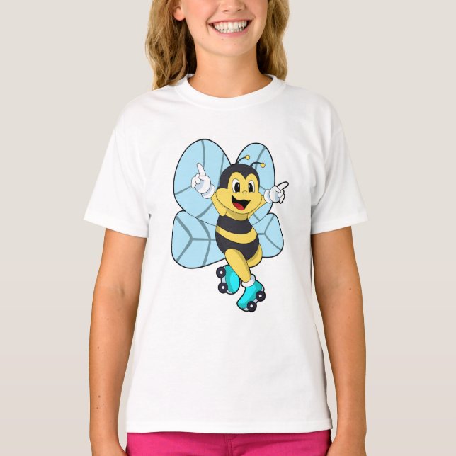 Bin med rullskridskor t shirt (Framsida)