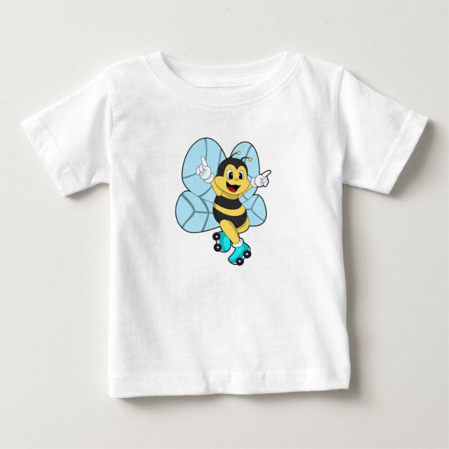 Bin med rullskridskor t shirt (Framsida)