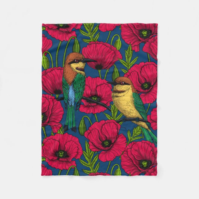 Bin och baljväxter fleecefilt (Framsidan)