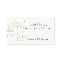 Bin och Beehive Färskt honung Affärskort