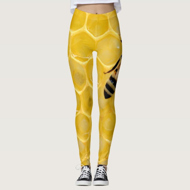 bin och bikaka leggings (Framsida)