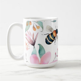 Bin- och blomkaffe kaffemugg
