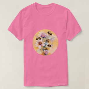 Bin och blommor t shirt