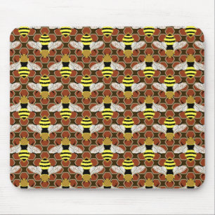 Bin och Honeycomb Mönster Musmatta
