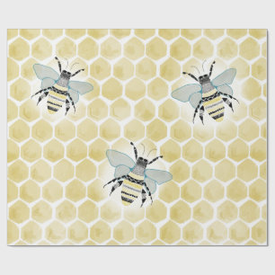 Bin och Honeycomb Papprare Presentpapper