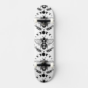 Bin och Måne Black and White Skateboard