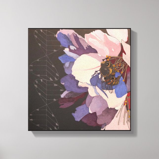 Bin och polariserat ljus canvastryck (Framsida)