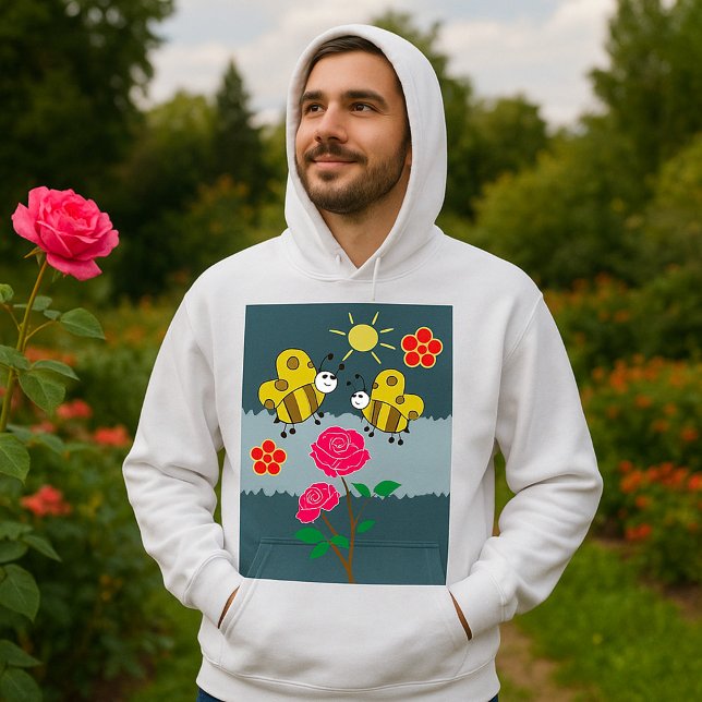 Bin och Ro Blommigt Garden Hoodie (Skapare uppladdad)