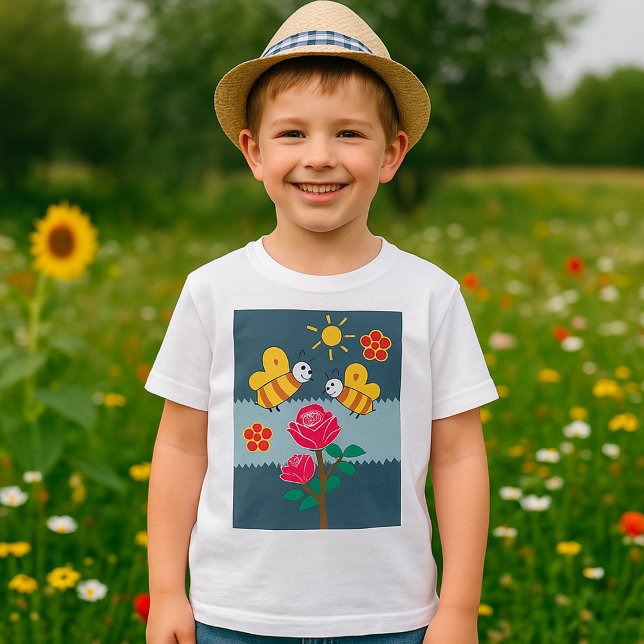 Bin och Ro Blommigt Garden T Shirt (Skapare uppladdad)