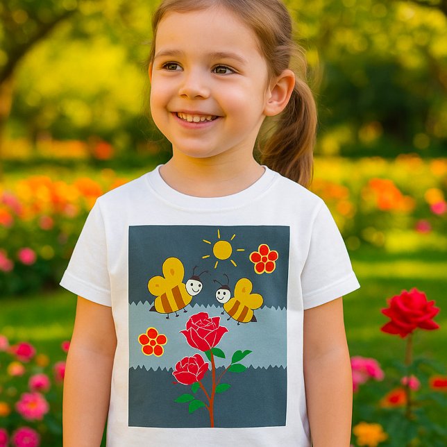 Bin och Ro Blommigt Garden T Shirt (Skapare uppladdad)