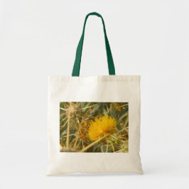 Bin och stjärna Thistle (Centaurea solstitialis) Tygkasse
