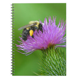 Bin och Thistle bärbar dator Anteckningsbok Med Spiral