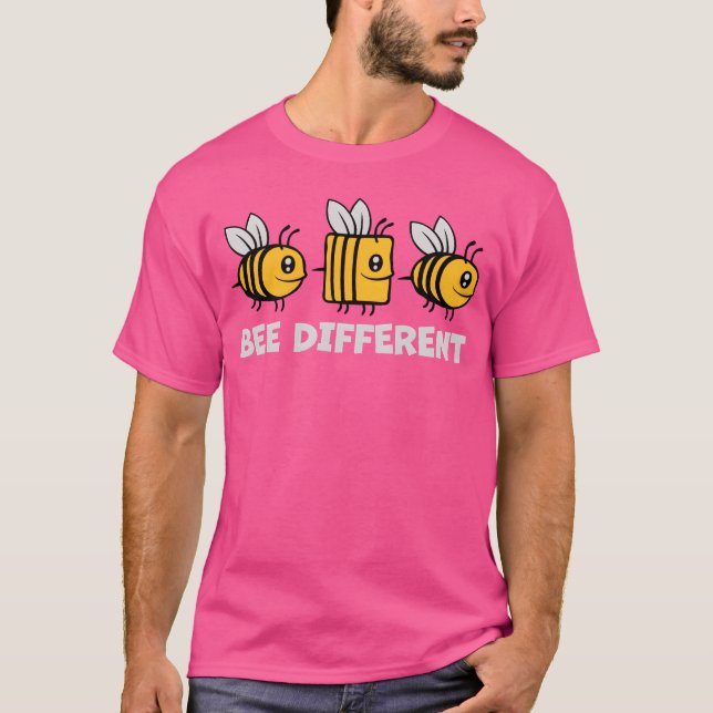 bin olika bin citat rolig t shirt (Framsida)
