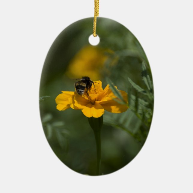 Bin överst julgransprydnad keramik (Framsidan)