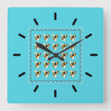 Bin på blått krylväggslås