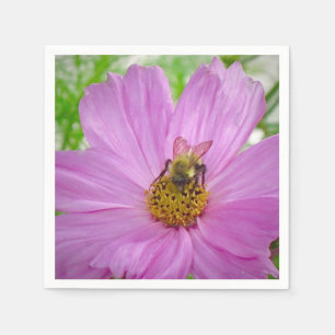Bin på blomman Napkin Pappersservett