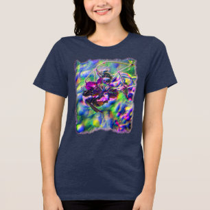 Bin på blomning t shirt