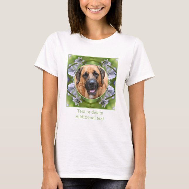 Bin på Bluebell Flower Ram Skapar ditt eget foto T Shirt (Framsida)