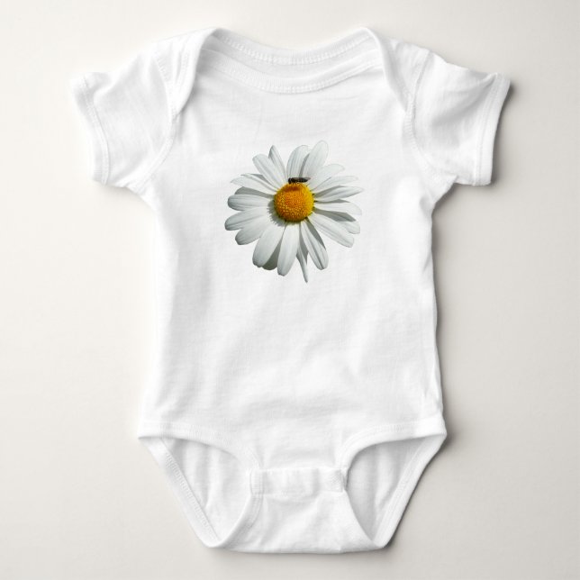 Bin på Daisy Cute-Blommigt Tee Shirt (Framsida)