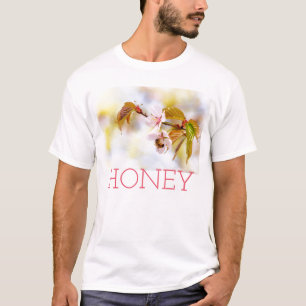 Bin på en körsbärsblomma t-shirt