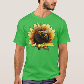 Bin på en solrosa 16 t shirt