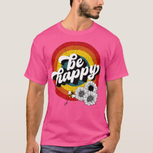 Bin på en solrosoffert Lycklig T Shirt