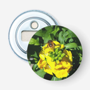 Bin på Gula blommor Flasköppnare