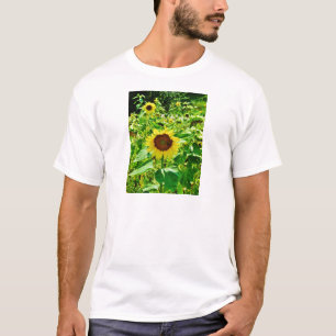 Bin på gult Solros Tee Shirt