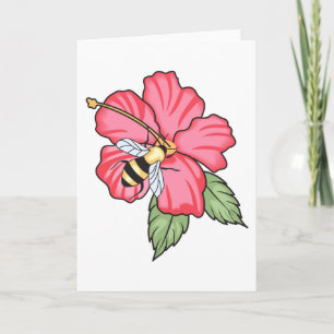 Bin på Hibiscus Kort