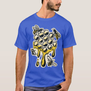 Bin på honungskomb t shirt