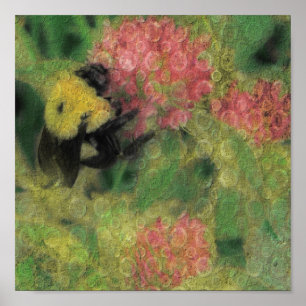 Bin på Klöver Digital Art Poster