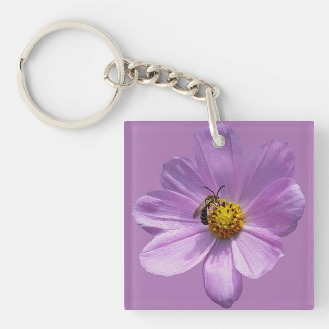 Bin på lila blomma (Framsidan)