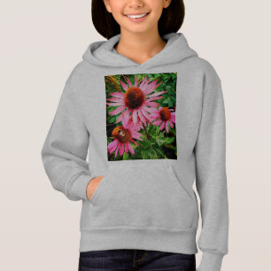 Bin, på rosa blommor t shirt
