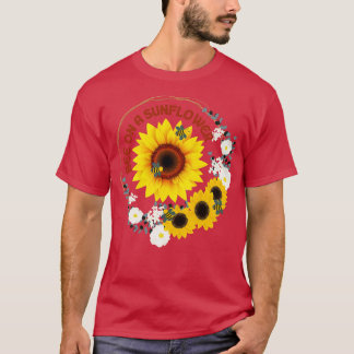 Bin på solrosa 55 t shirt