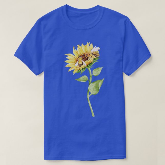 Bin på solrosa 63 t shirt (Design framsida)