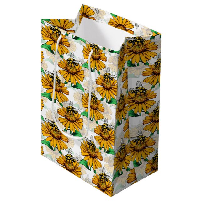 Bin på Solrosblommor i Mönster Design (Skapare uppladdad)
