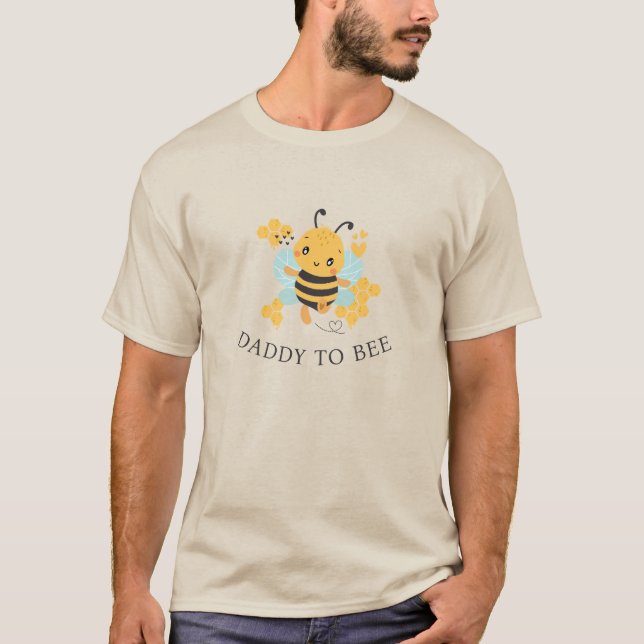 Bin pappa som ska vara gravid avslöjar t shirt (Framsida)