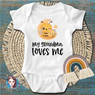 Bin 🌝 Present till barnbarn - Mormor älskar mig T Shirt