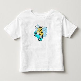 Bin som Skater med Skateboard T Shirt