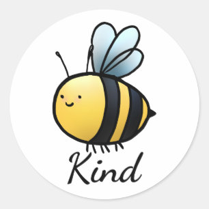 "Bin" typ Runt Klistermärke